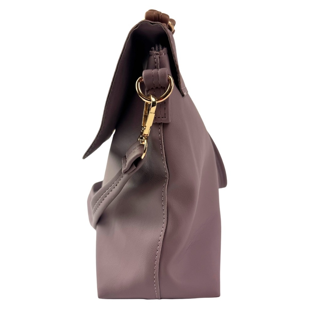 Baggit Nebula Purple Satchel Bag Crossbody Purse Handbag - Picture 4 of 12